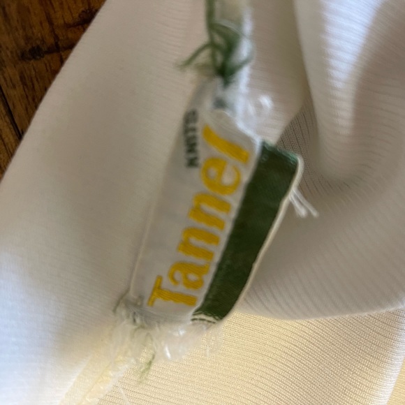 Vintage 60’s Mod A-Line Tannel Pleated Dress Tapastry Belt Sash Pearl Buttons Sm - Picture 15 of 16